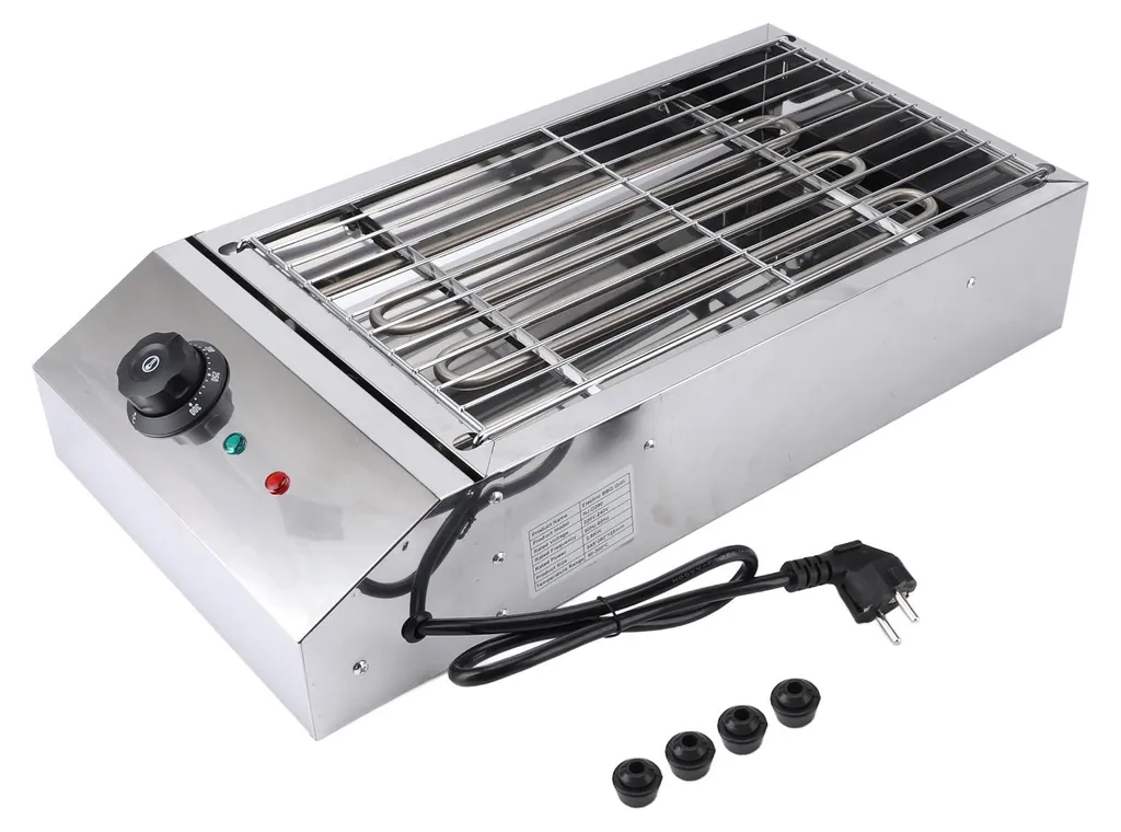 Grill électrique sans fumée 2800W : finies les odeurs en appartement