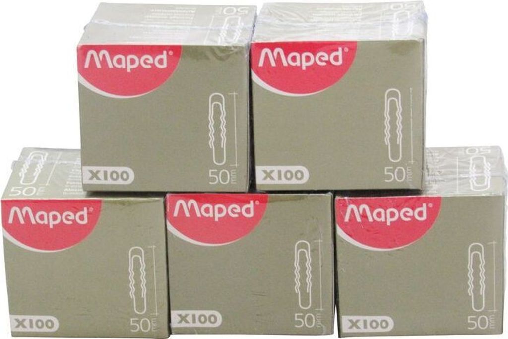 500 Stück Aktenklammern 50mm glanz verzinkt Briefklammern Produktbild 