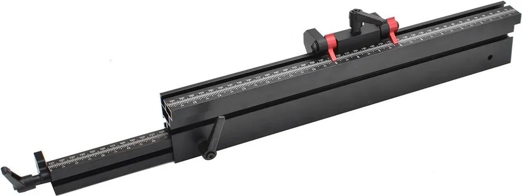 Guide de sciage précis pour coupes d'angle sur table, rail 40-76,5 cm - 9