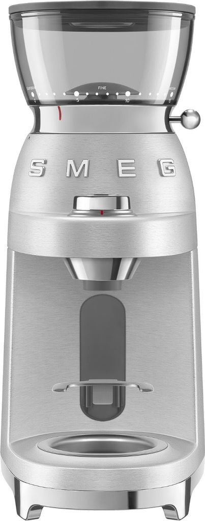 Smeg Mini-Pro CGF02SSEU Elektrische Kaffeemühle - Silber Produktbild 