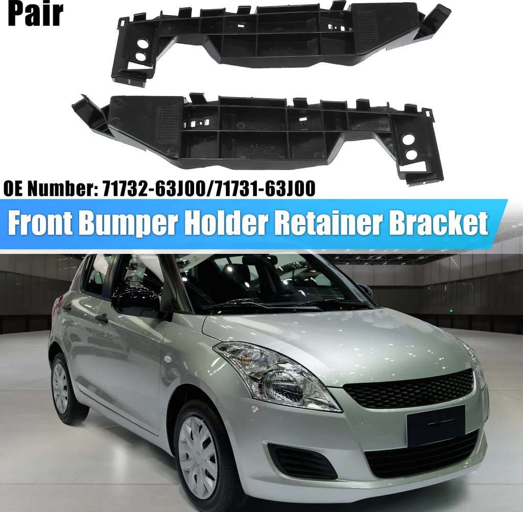 Support Pare-chocs 71732-63J00 Robuste en ABS pour Suzuki - 2 Pièces