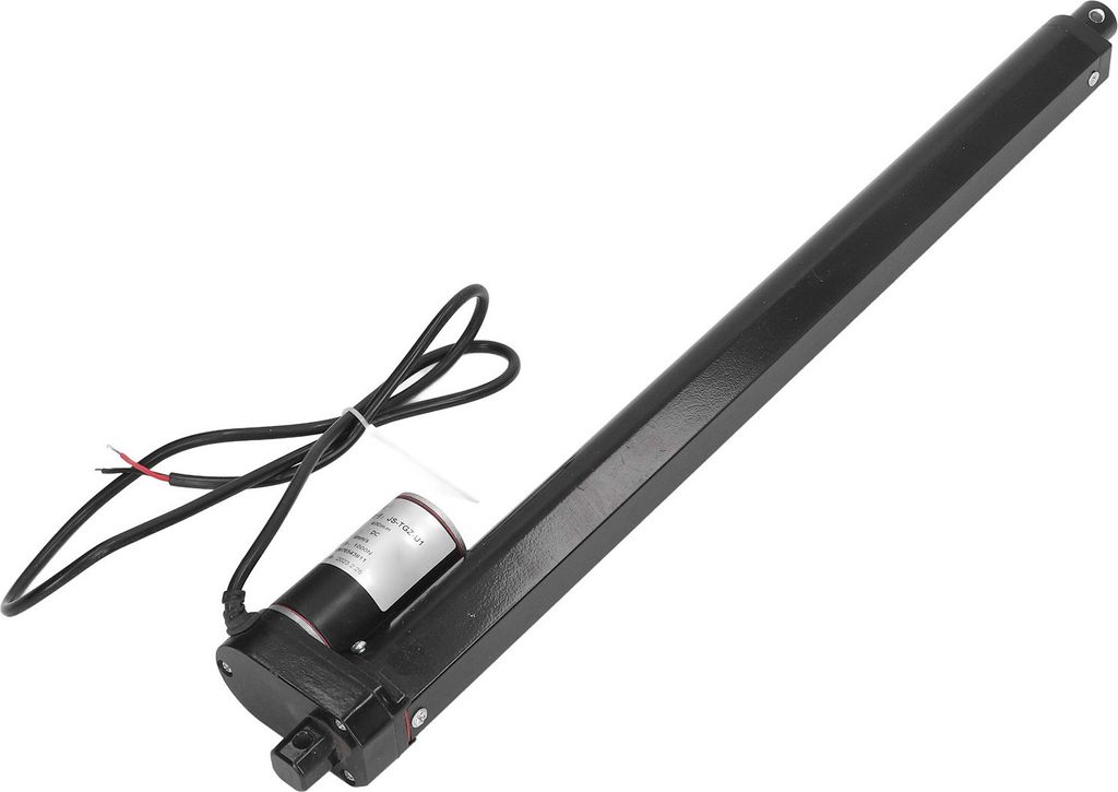 Elektrischer Aktuator 400mm Hub 1000N IP65 Wasserdicht Geräuscharm Aluminiumlegierung Schwarz Linearer Aktuator für Bett Sofa 24V Linearer Aktuator