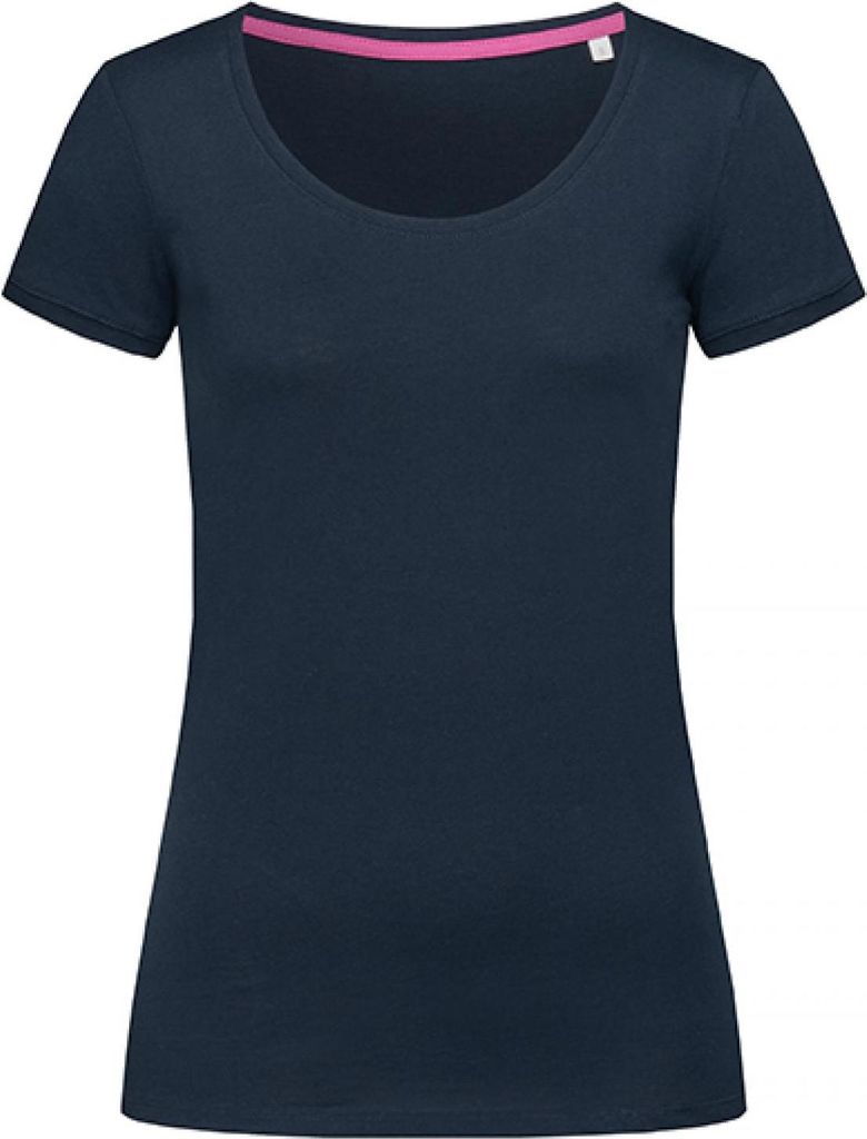 Stedman ST9120 | Women Crew Neck Megan Damen T-Shirt - Farbe: Marina Blue - Größe: M