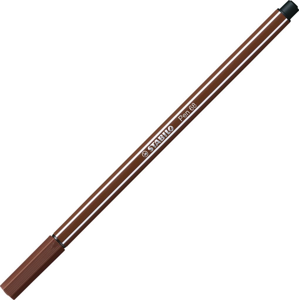 Premium-Filzstift - STABILO Pen 68 - Einzelstift - braun