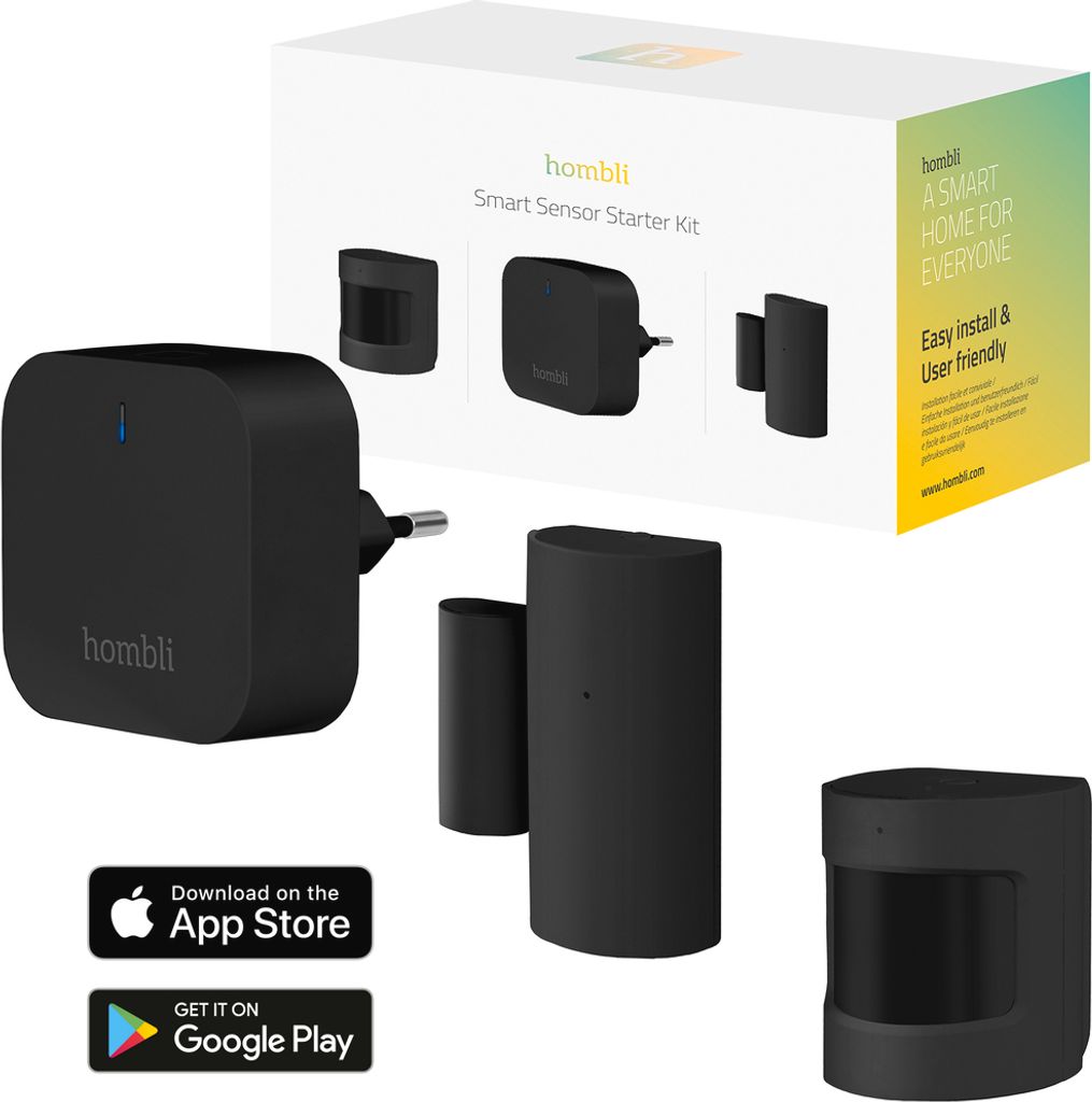 Hombli Smart Sensor Starter Set schwarz Produktbild 