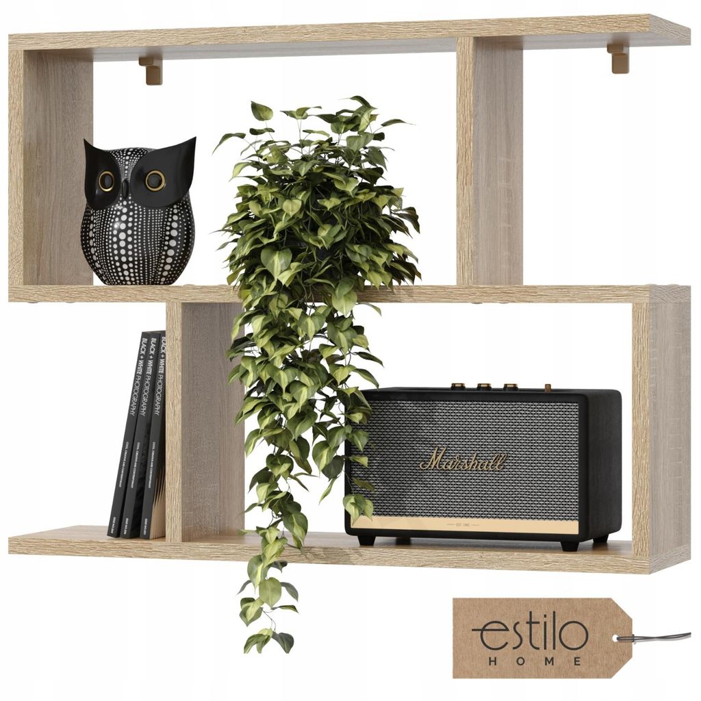 Wandregal 70cm – Hängeregal aus MDF – Bücherregal für Wohnzimmer, Schlafzimmer, Küche