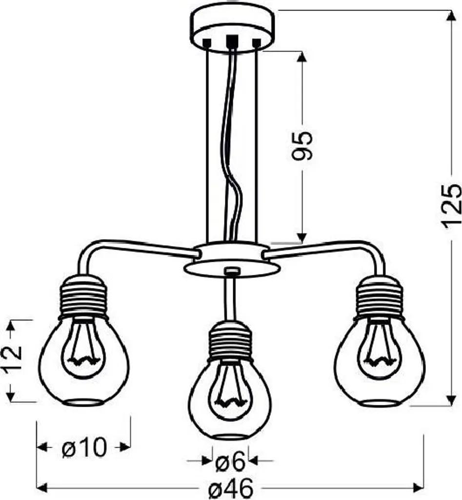Plafonnier Lustre Design Chrome GLIVA Candellux pour Intérieur - 2