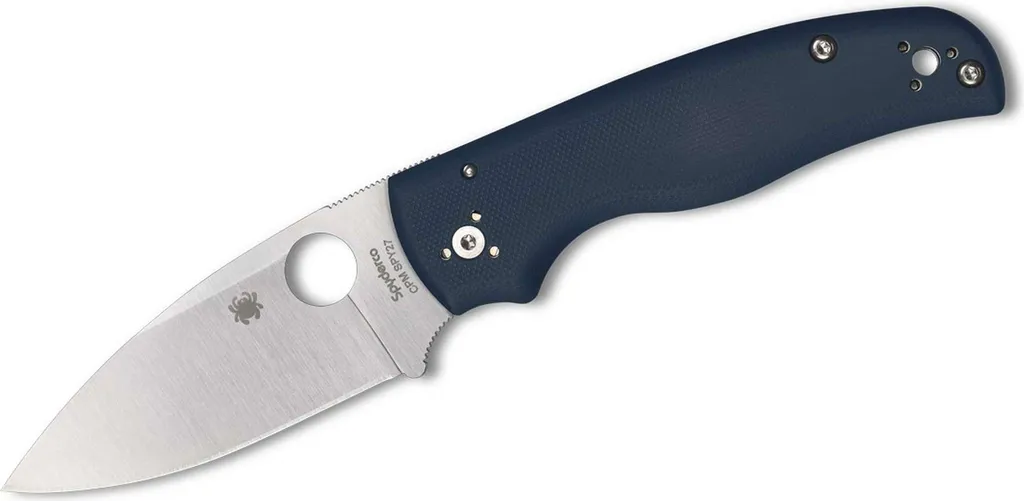Couteau Spyderco Shaman C229GPCBL Blue G10 et Acier CPM-SPY27 USA
