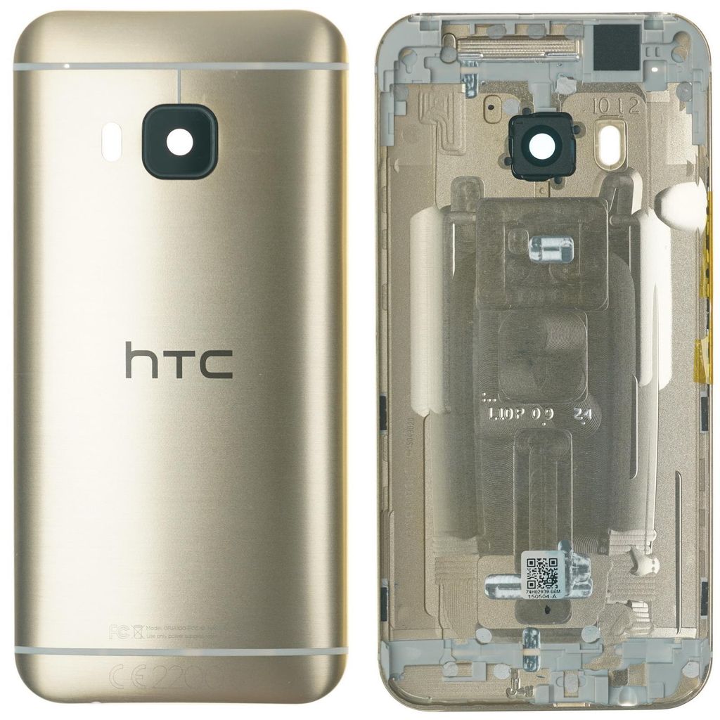 HTC ONE M9 Backcover + Kameraglas, Gold Produktbild 