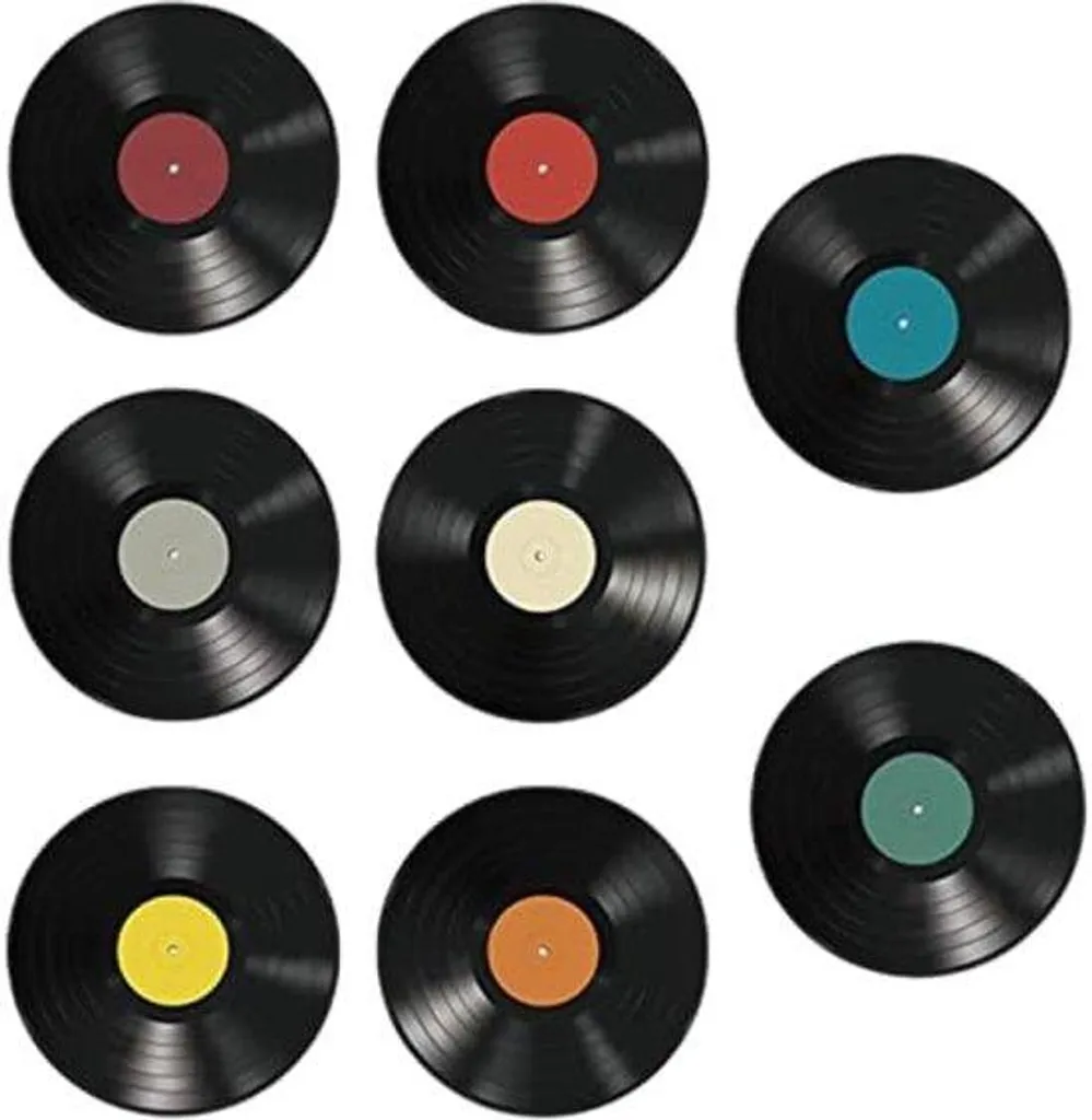 Kit de collage d'affiches de musique rock 25cm - 8 Posters Muraux Vintage