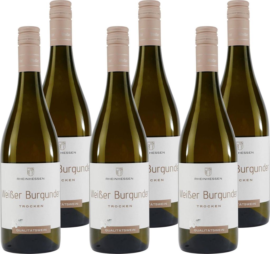 Vineris Weißer Burgunder Rheinhessen -trocken- (6 x 0,75L)