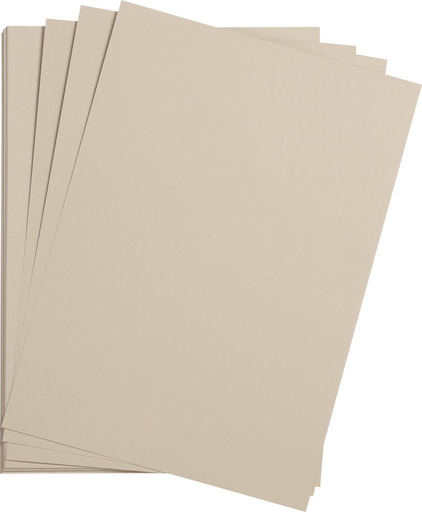 Clairefontaine Zeichenpapier 50x65 cm 160g, Pack. 24 Bogen - Hellgrau 93781C