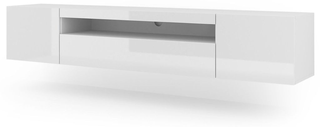 Nízká TV skříňka AURA 200 cm Závěsná nebo stojící Obrázek produktu 