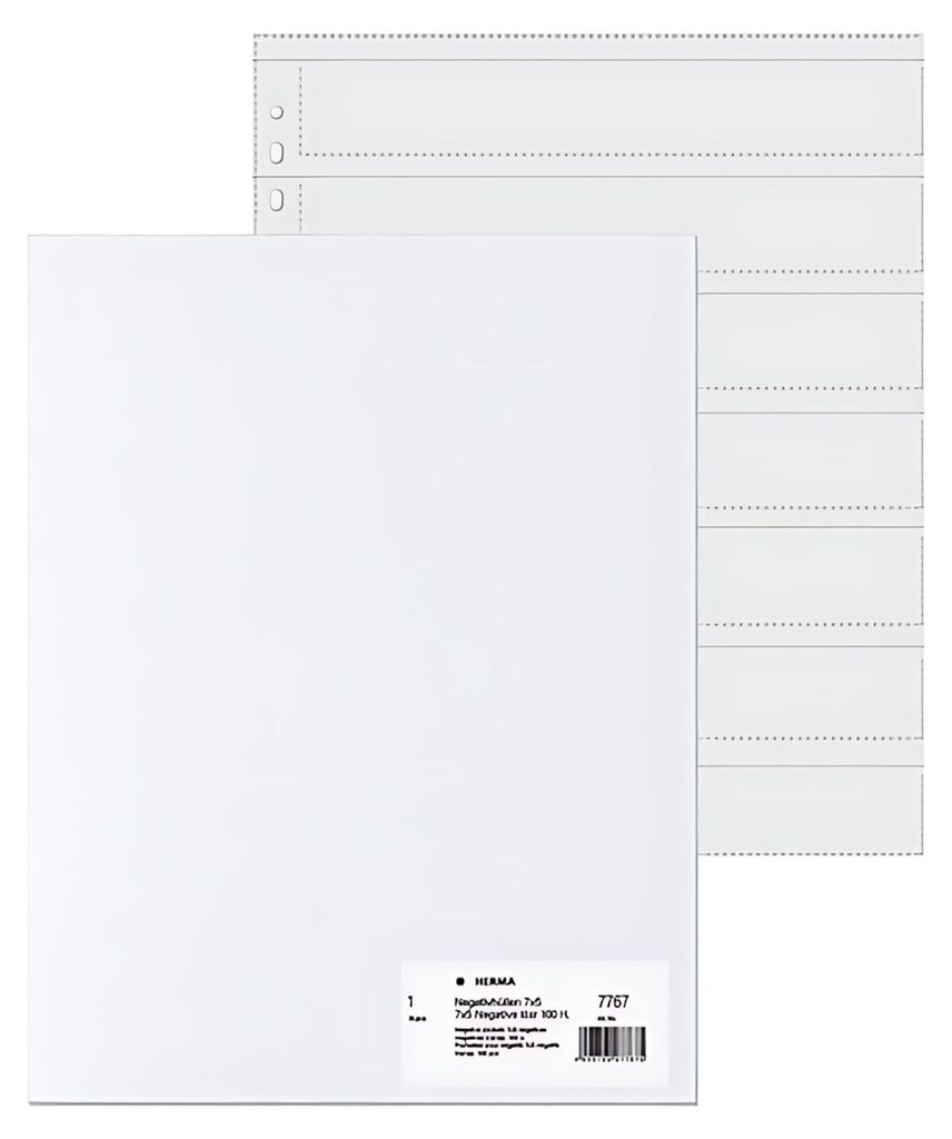 HERMA 7767, Arch pro uložení negativů, Průhledná, Obrázek produktu 
