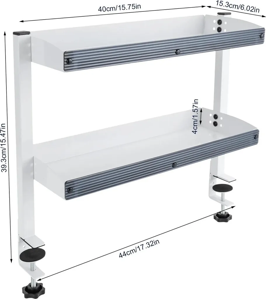 Étagère bureau sans trou - Solution rangement pour bureau encombré - 3