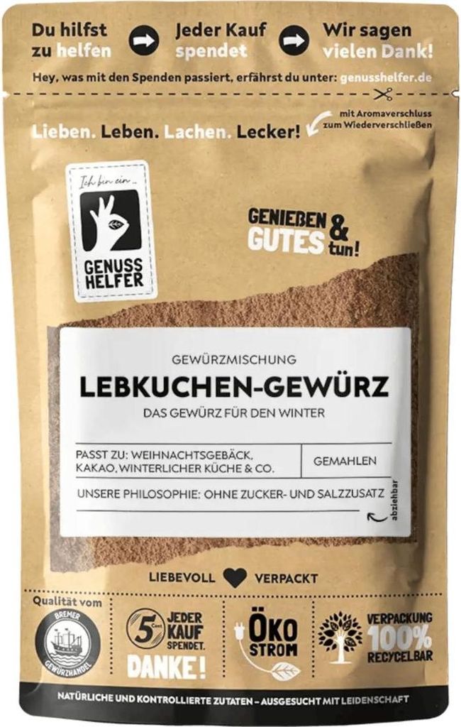 Lebkuchen Gewürz, gemahlen, kräftiges Weihnachtsgewürz zum Produktbild 