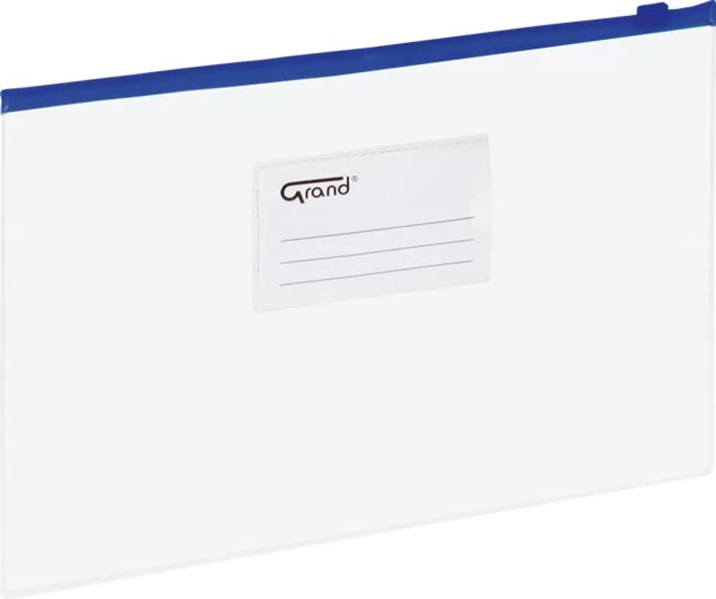 Organizer Documenti A5 Blu con Zip | Busta Impermeabile Travel & Office