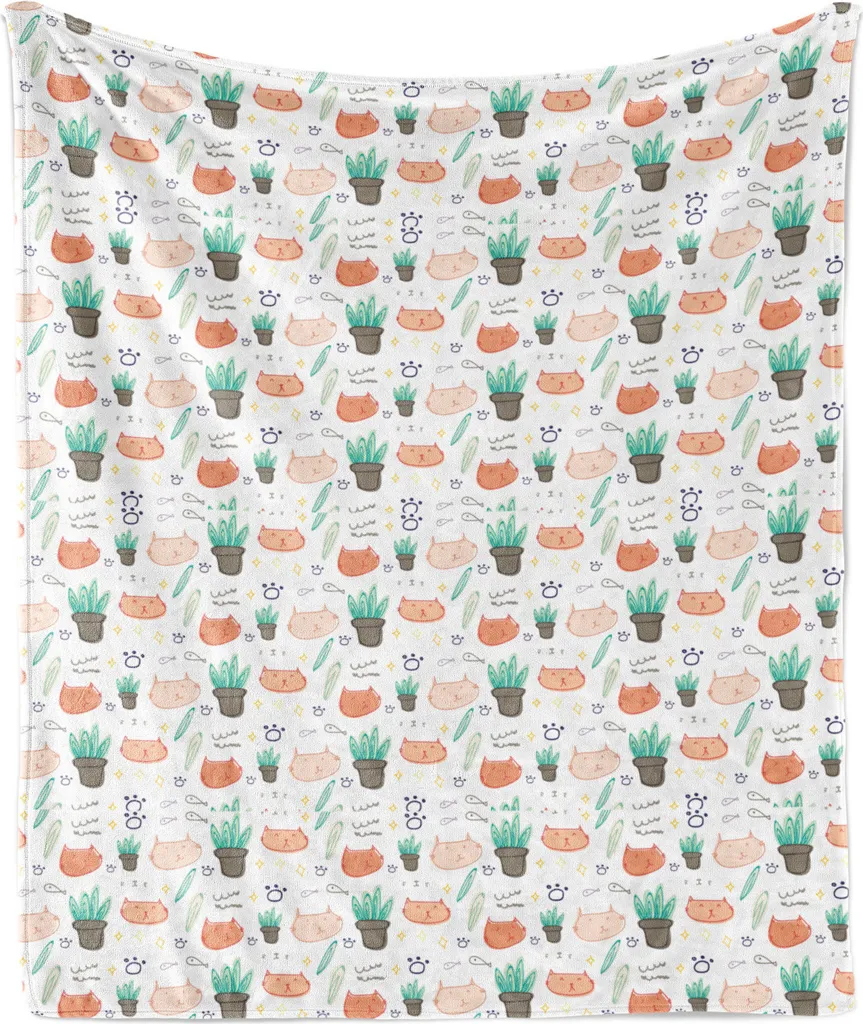 Coperta Regalo Amanti Gatti ABAKUHAUS - Plaid Flanella 125x175