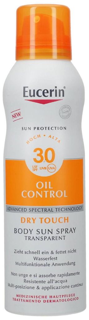 EUCERIN Sun Oil Control Body Transp.Aerosol LSF 30 200ml PZN 18110226