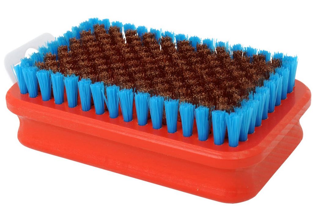 Swix Bronzebürste, 0,15mm mittelgrob Skiwachsbürste rot NEU 0