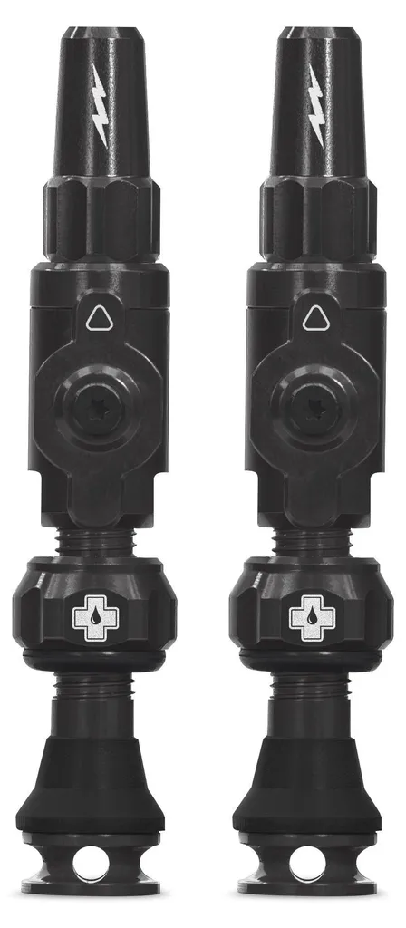 Valves tubeless anti-obstruction Big Bore Lite 30 mm noires de vélo