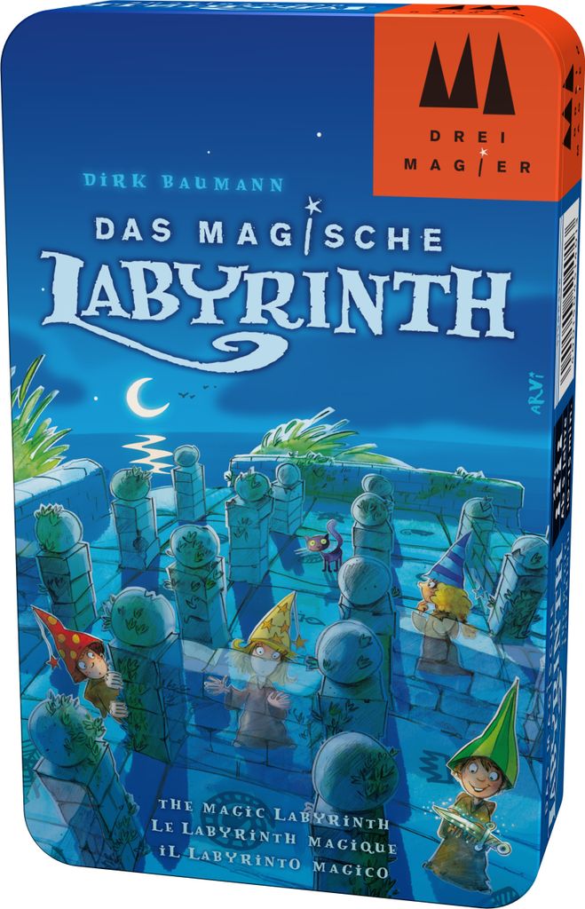 Schmidt Spiele Das magische Labyrinth (Drei Magier) in Metalldose