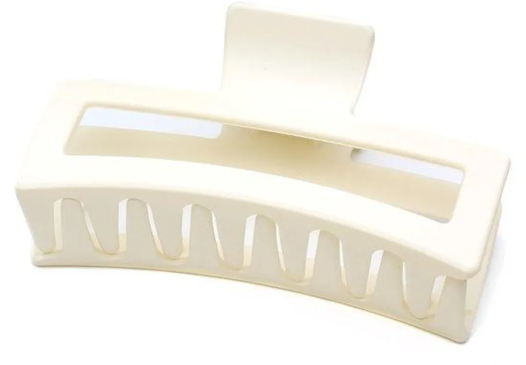 Pince à cheveux 12,7 cm crème pour chignon facile et look quotidien