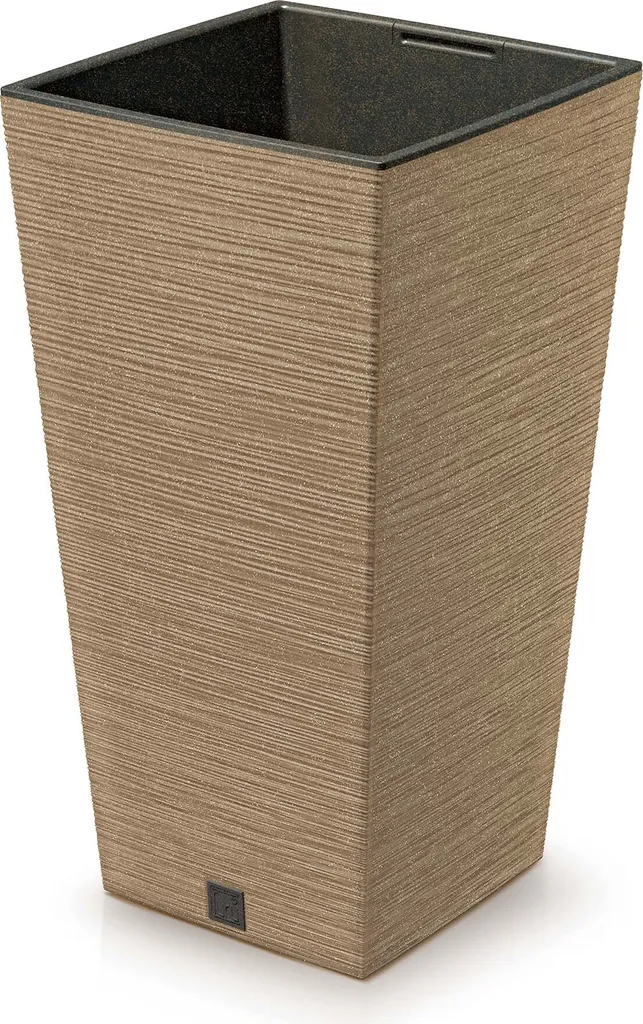 Décoration jardin et terrasse avec le pot Furu Square Eco Wood 55cm