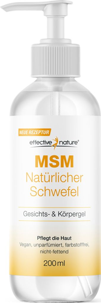 MSM Gel für Körper & Gesicht - 200 ml Produktbild 
