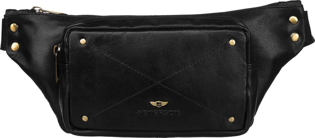 Ledertasche PTN 2-NGN-5083 SCHWARZ