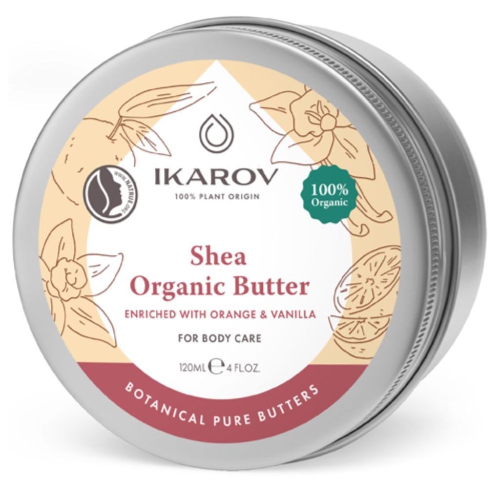 Bio Sheabutter-Krperbutter mit Orange und Vanille, 120 ml