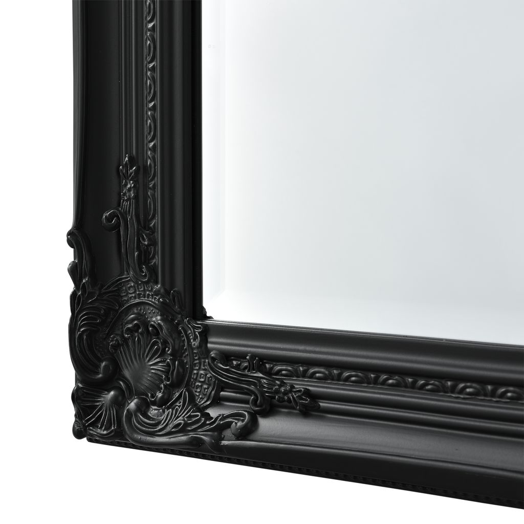 Wandspiegel Barock 132 x 42 cm Schwarz Ganzkörperspiegel im Produktbild 6