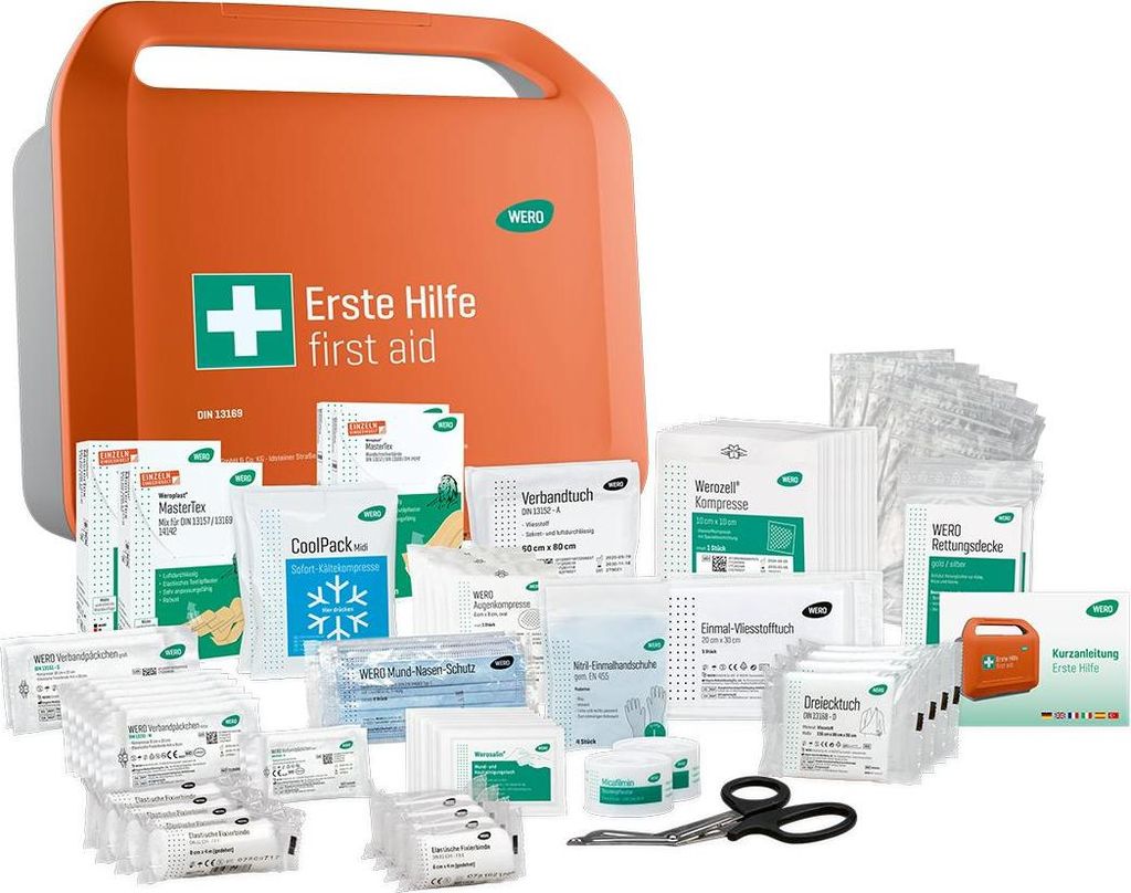 WERO Smart Case groß - Erste-Hilfe-Koffer DIN 13169 - Standard