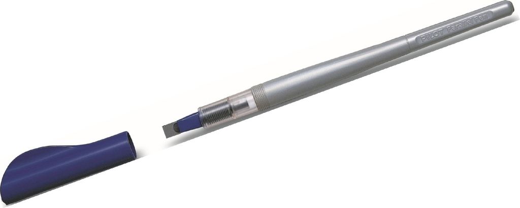 Kalligrafie-Füllhalter Parallel Pen 6mm blau Packung mit 12 Stück