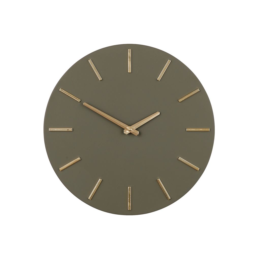 Mica Decorations Brixen Horloge murale - Ø36 cm - Vert Image du produit 