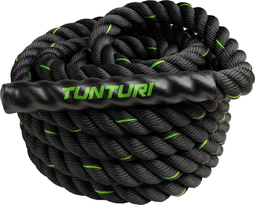 Tunturi Fitnessseil, Battle Rope, 9 Meter (7,5 kg), Functional Training Seil