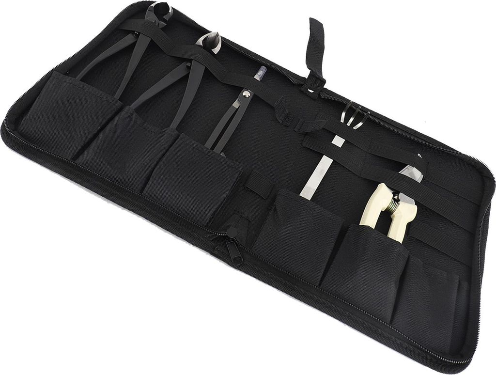 5pcs Bonsai Tool Set Kit Kohlenstoffstahlschere Rake Branch Cutter Paning Shears Zierbereitschaft Gartenwerkzeuge