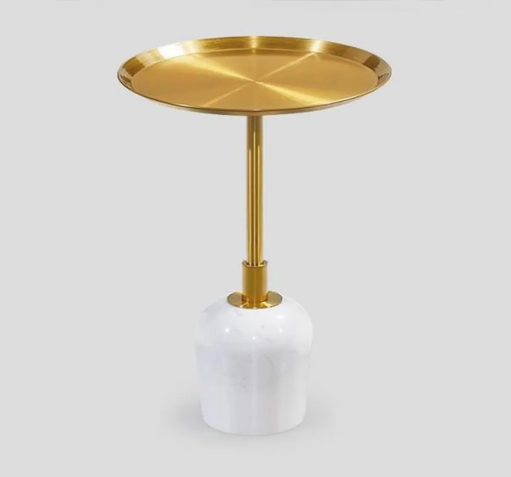 Table Basse Ronde Gain de Place - Solution Design pour Petits Salons