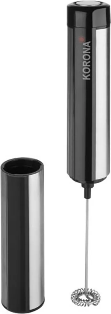 Mousseur à lait manuel pour mousse onctueuse Korona 18010 inox noir