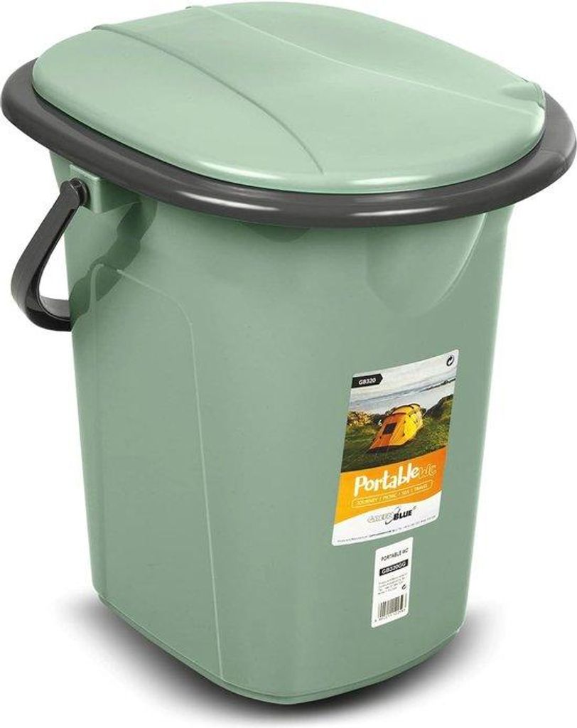 Reise-Toilet 19L - Mobiler Wasserbehälter für Reisen und Camping - Kompaktes und Leichtes Modell