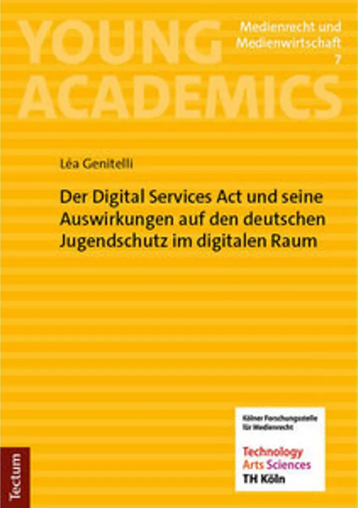 Ouvrage de Droit DSA : Protection de la Jeunesse et Espace Numérique Allemand