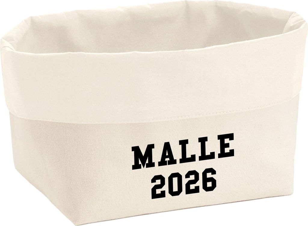 Huuraa Organizer Malle 2026 Mallorca 8 Liter Large Canvas Baumwolle Utensilo Geschenkidee