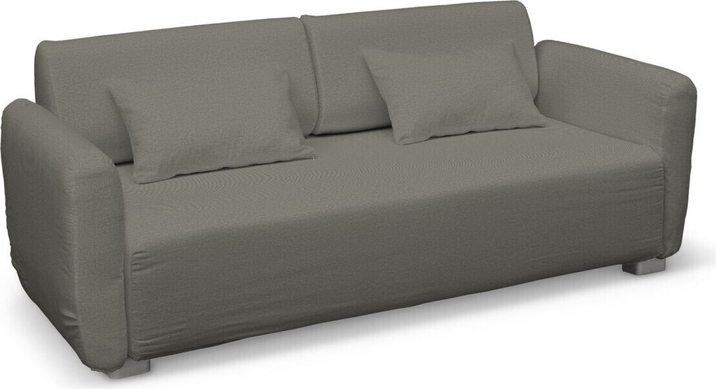 Dekoria Bezug für Mysinge 2-Sitzer Sofa, grau, Sofabezug Mysinge 2-Sitzer