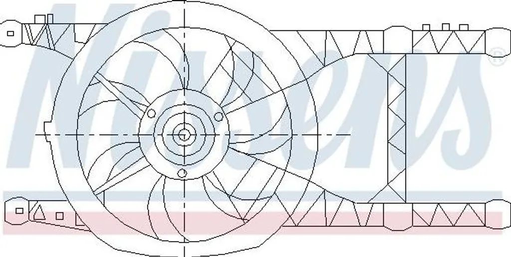 Ventilateur de Radiateur Nissens 85485 pour Laguna - Refroidissement