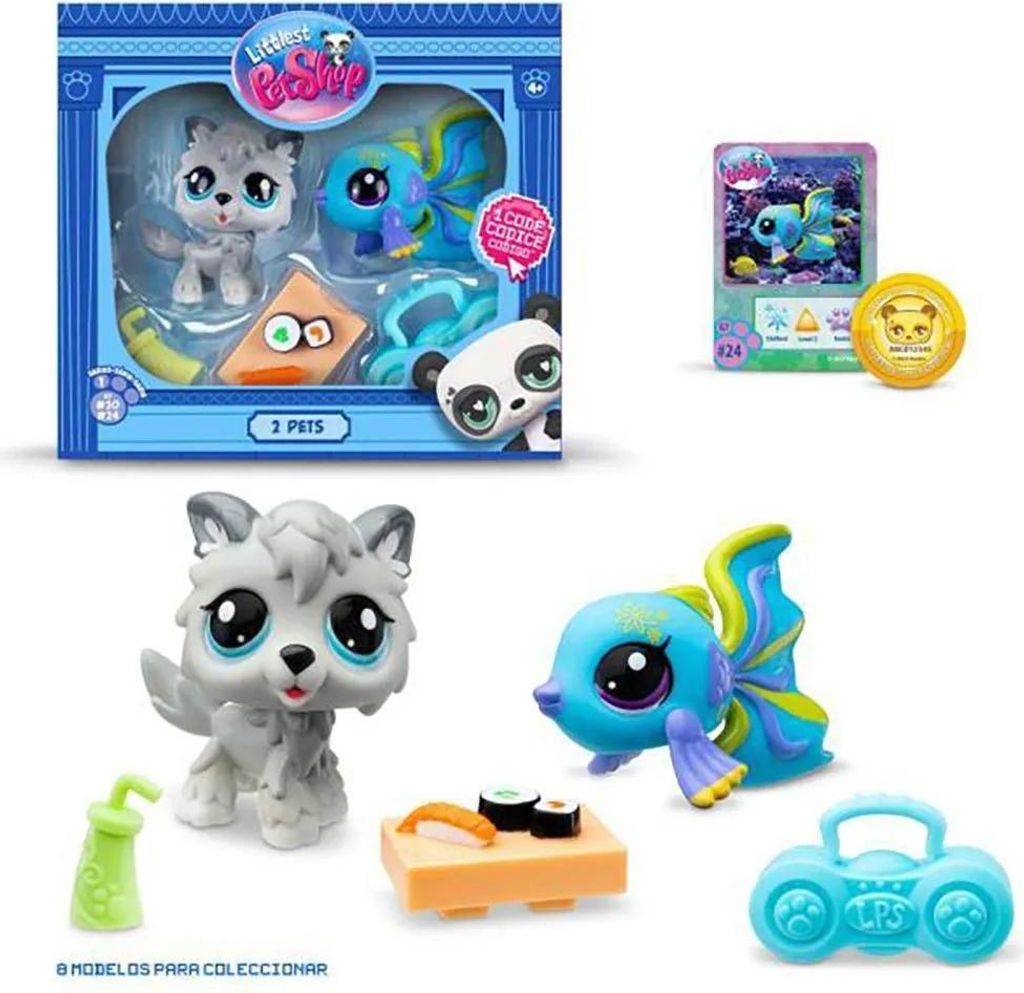 Bandai Little Pet Shop Figur Sortiert Blau  Kinder Blau One Produktbild 