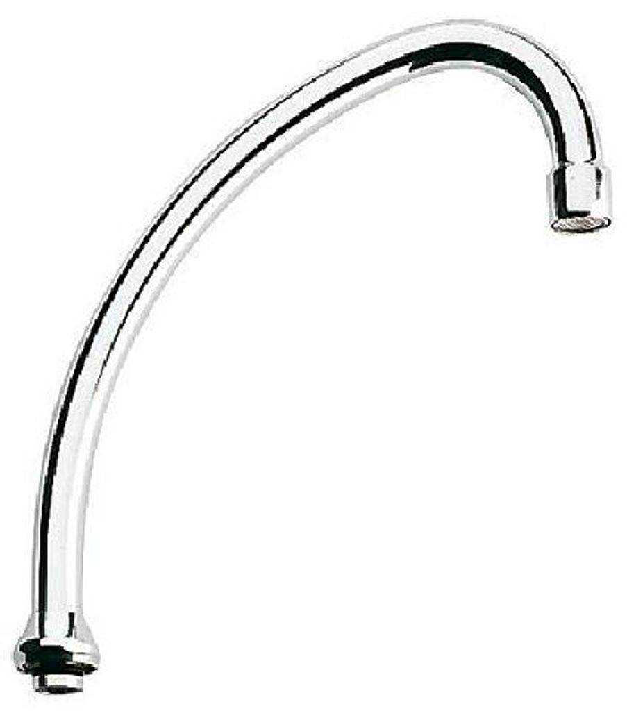 Grohe Atlanta Rohrauslauf DN 15 Auslasdung 185 mm für Spültisch-/Spültisch-Standventil chrom - 13070000