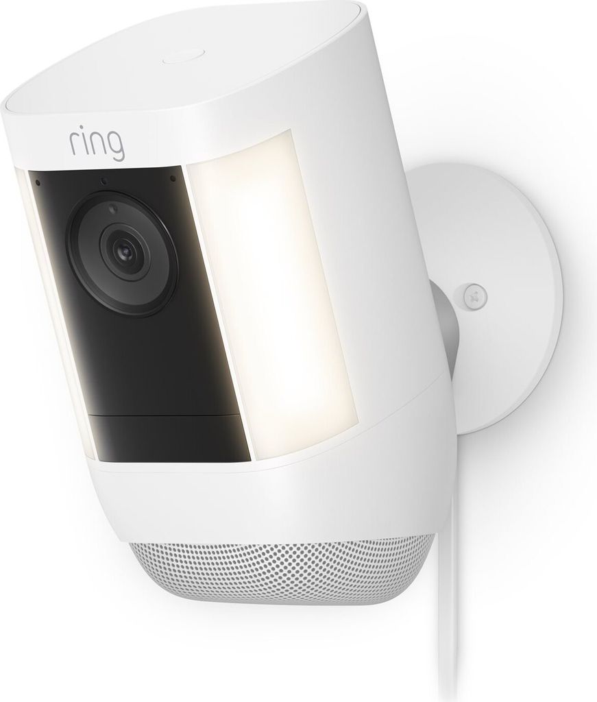 RING Spotlight Cam Pro - zásuvná - bílá 8SC1S9-WEU2 WLAN IP Obrázek produktu 