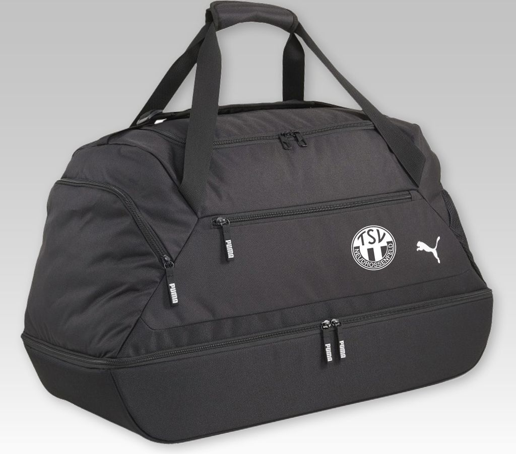 PUMA Teambag Sporttasche schwarz 77L Fassungsvermögen 64x41x33 cm