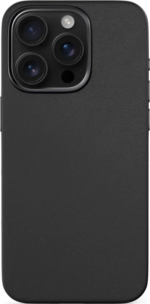 Protection iPhone 16 Pro Max Cuir Noir - Évitez Rayures et Chocs MagSafe