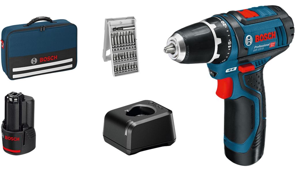 Akumulatorowa wiertarko-wkrętarka Bosch GSR 12V-15 Zdjęcie produktu 